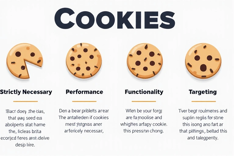A detailed infographic showing different types of cookies and their functions